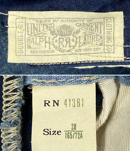 RRL RALPH LAUREN パンツ ミリタリー チノショーツ INDIGO メンズ SIZE 28 ダブルアールエル
