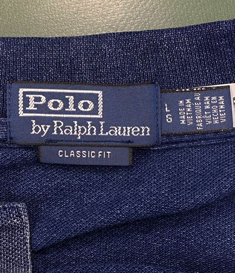 美品 POLO RALPH LAUREN クラシックフィット POLOベア メッシュ ポロシャツ メンズ SIZE L ポロ・ラルフローレン
