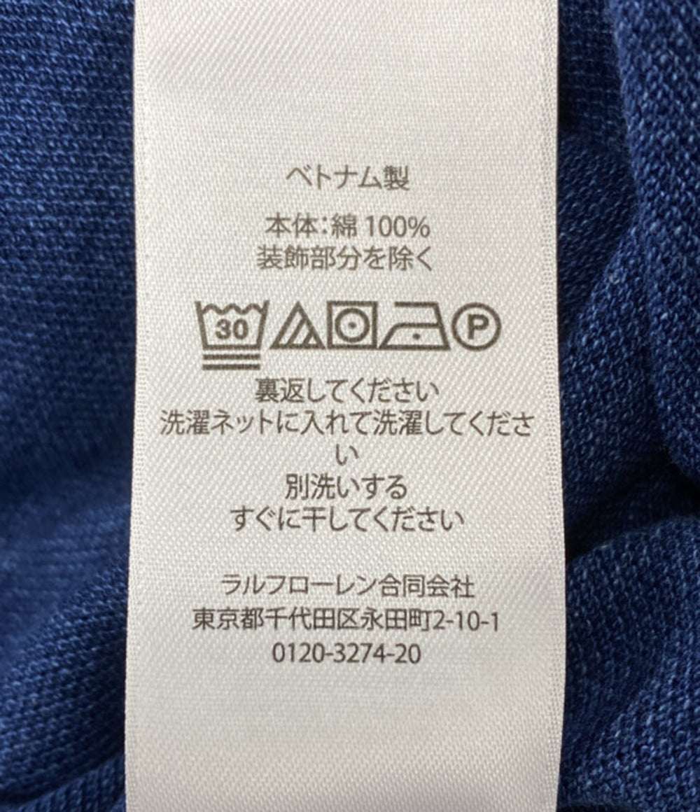 美品 POLO RALPH LAUREN クラシックフィット POLOベア メッシュ ポロシャツ メンズ SIZE L ポロ・ラルフローレン