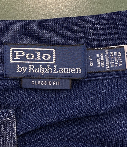 美品 POLO RALPH LAUREN クラシックフィット POLOベア メッシュ ポロシャツ メンズ SIZE L ポロ・ラルフローレン