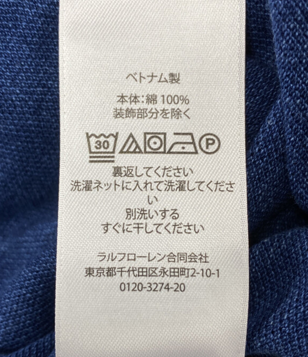 美品 POLO RALPH LAUREN クラシックフィット POLOベア メッシュ ポロシャツ メンズ SIZE L ポロ・ラルフローレン