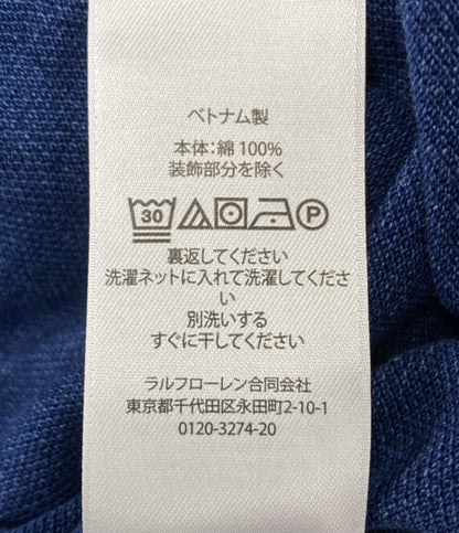 美品 POLO RALPH LAUREN クラシックフィット POLOベア メッシュ ポロシャツ メンズ SIZE L ポロ・ラルフローレン