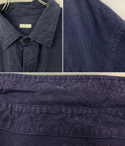 SANMONT サンモント 長袖シャツ Cotton Silk Nep Work Shirt SSA0101 メンズ SIZE 2