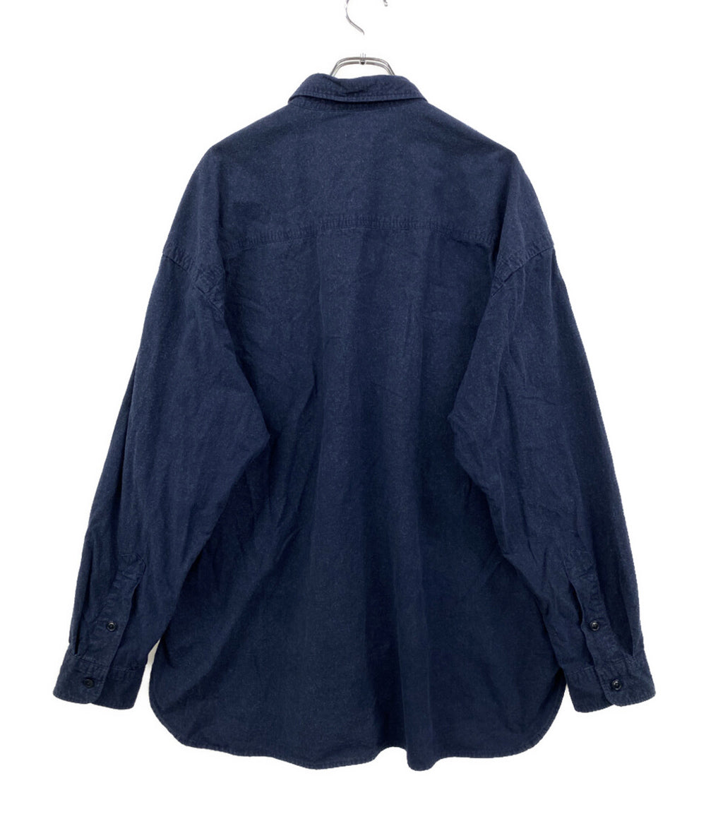 SANMONT サンモント 長袖シャツ Cotton Silk Nep Work Shirt SSA0101 メンズ SIZE 2