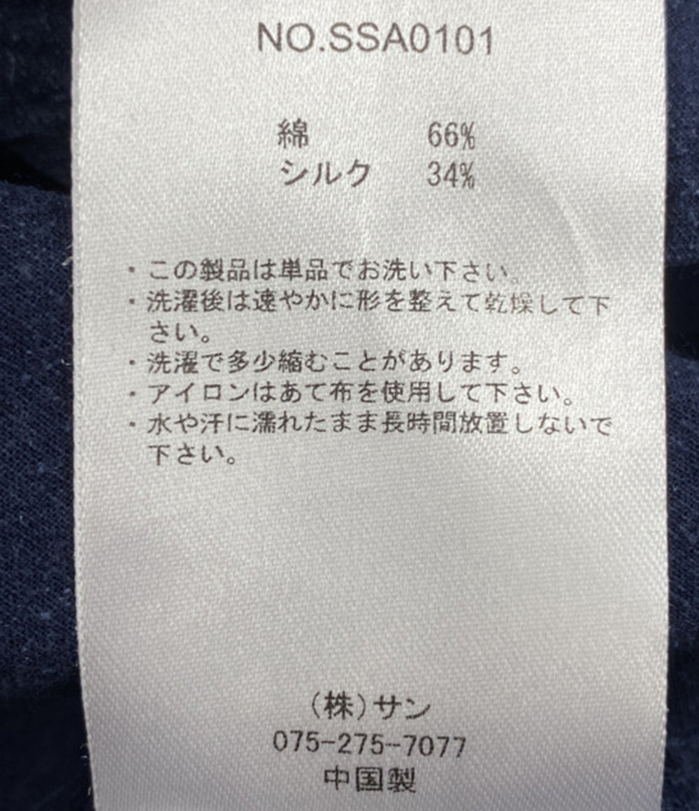 SANMONT サンモント 長袖シャツ Cotton Silk Nep Work Shirt SSA0101 メンズ SIZE 2