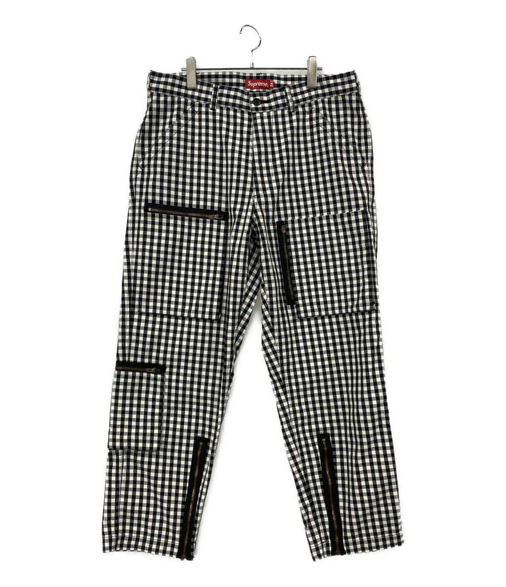 Supreme チェックパンツ GINGHAM FLIGHT PANT 23SS メンズ SIZE 34 シュプリーム