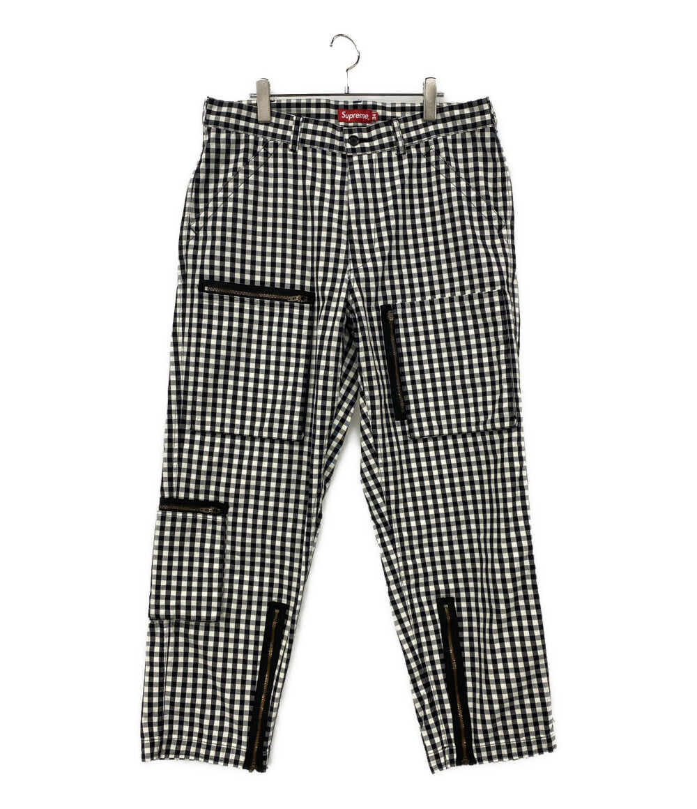 Supreme チェックパンツ GINGHAM FLIGHT PANT 23SS メンズ SIZE 34 シュプリーム
