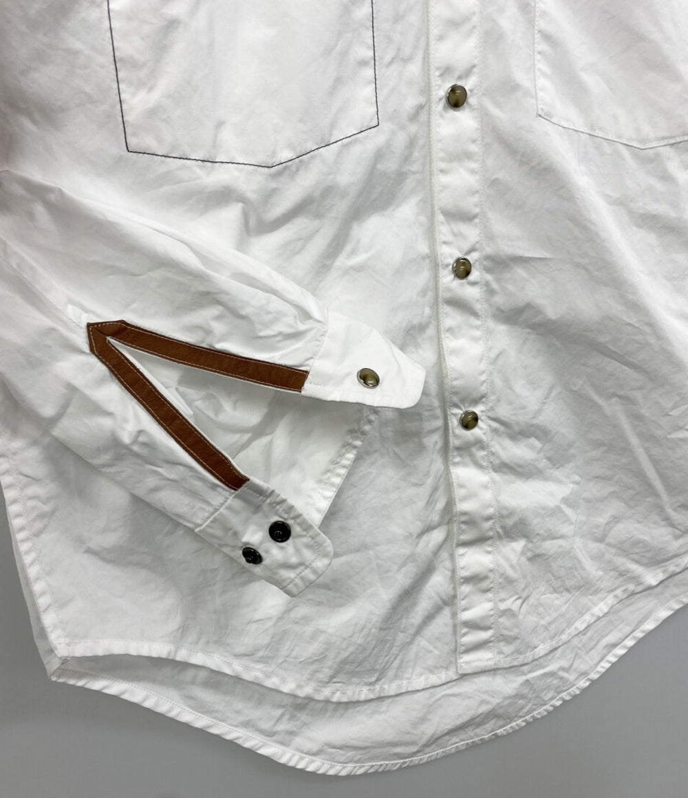 SUNSEA 長袖シャツ 22SS NEW YORK SHIRT ホワイト メンズ SIZE 2 サンシー