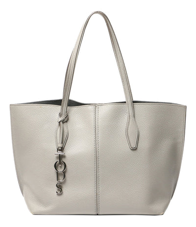 TOD'S トートバッグ JOY ライトグレー レザー レディース トッズ