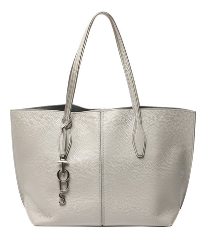 TOD'S トートバッグ JOY ライトグレー レザー レディース トッズ