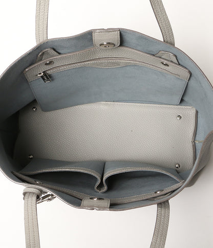 TOD'S トートバッグ JOY ライトグレー レザー レディース トッズ