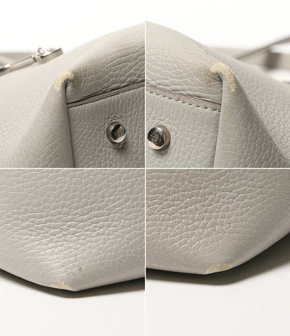 TOD'S トートバッグ JOY ライトグレー レザー レディース トッズ
