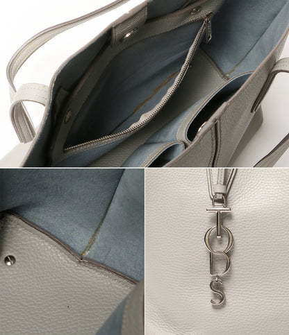 TOD'S トートバッグ JOY ライトグレー レザー レディース トッズ