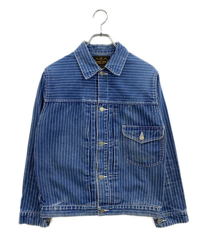 KOJIMA GENES コジマジーンズ デニムジャケット ウォバッシュストライプ メンズ SIZE M