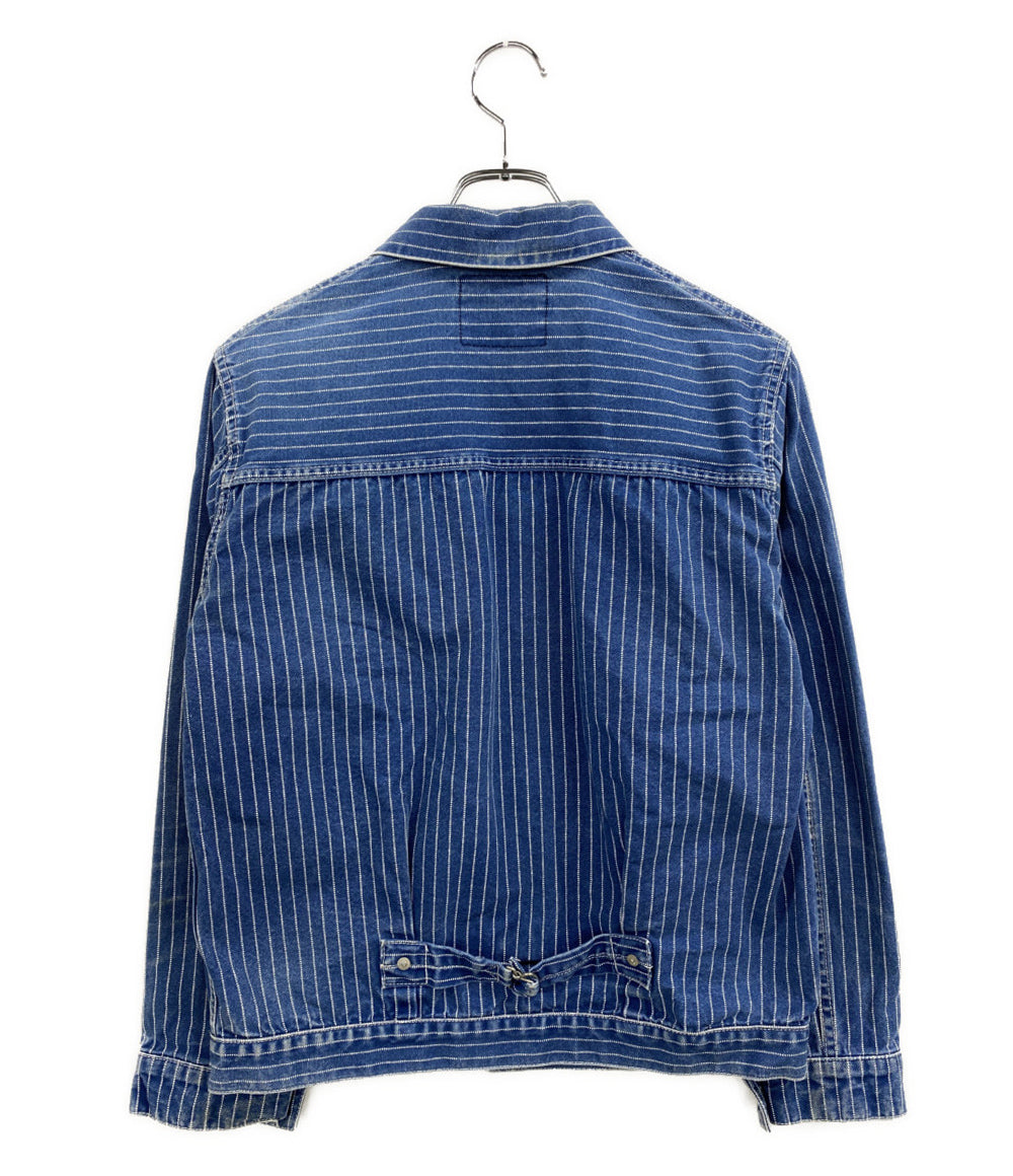 KOJIMA GENES コジマジーンズ デニムジャケット ウォバッシュストライプ メンズ SIZE M