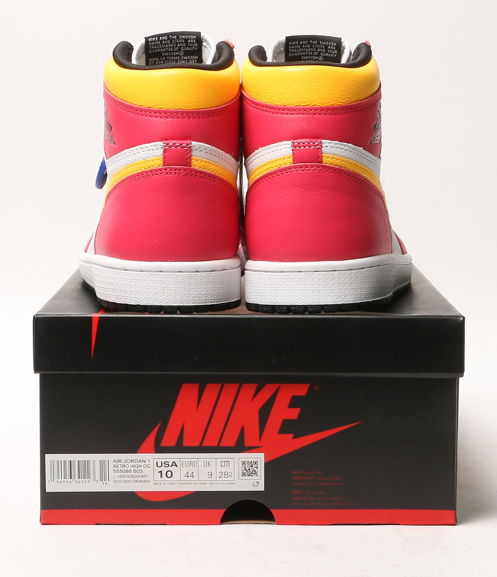 美品 NIKE スニーカー エアジョーダン1レトロハイ OG 555088-603 メンズ SIZE 28cm ナイキ