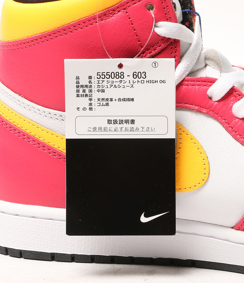 美品 NIKE スニーカー エアジョーダン1レトロハイ OG 555088-603 メンズ SIZE 28cm ナイキ