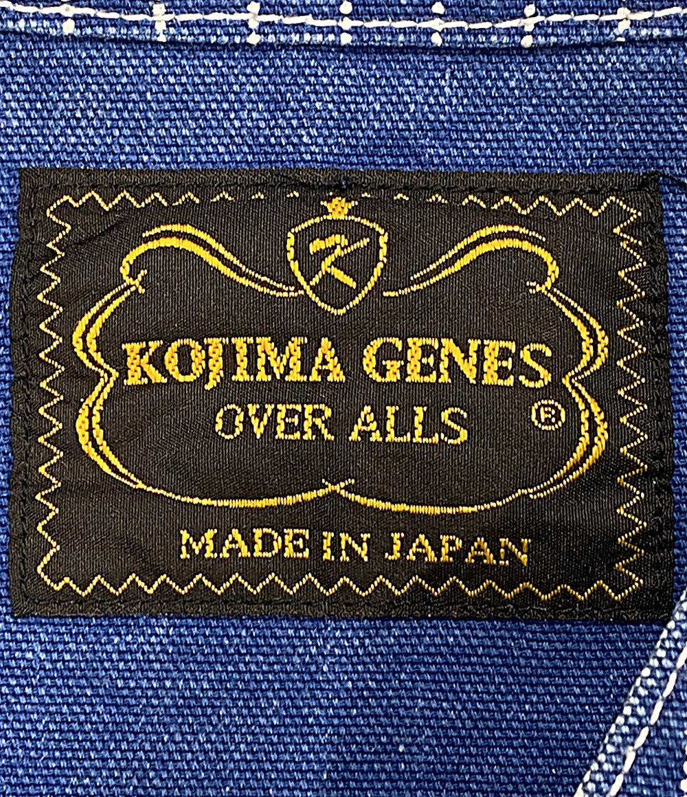 KOJIMA GENES コジマジーンズ ベスト ウォバッシュストライプ BLUE メンズ SIZE M