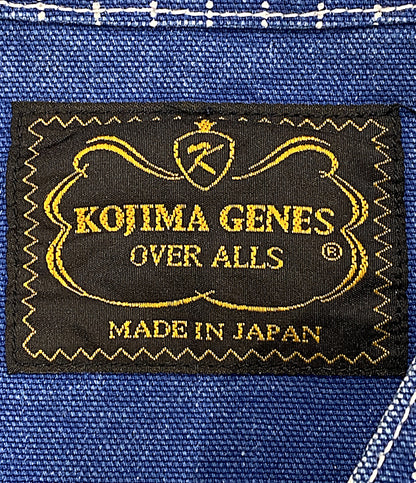 KOJIMA GENES コジマジーンズ ベスト ウォバッシュストライプ BLUE メンズ SIZE M