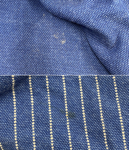 KOJIMA GENES コジマジーンズ ベスト ウォバッシュストライプ BLUE メンズ SIZE M