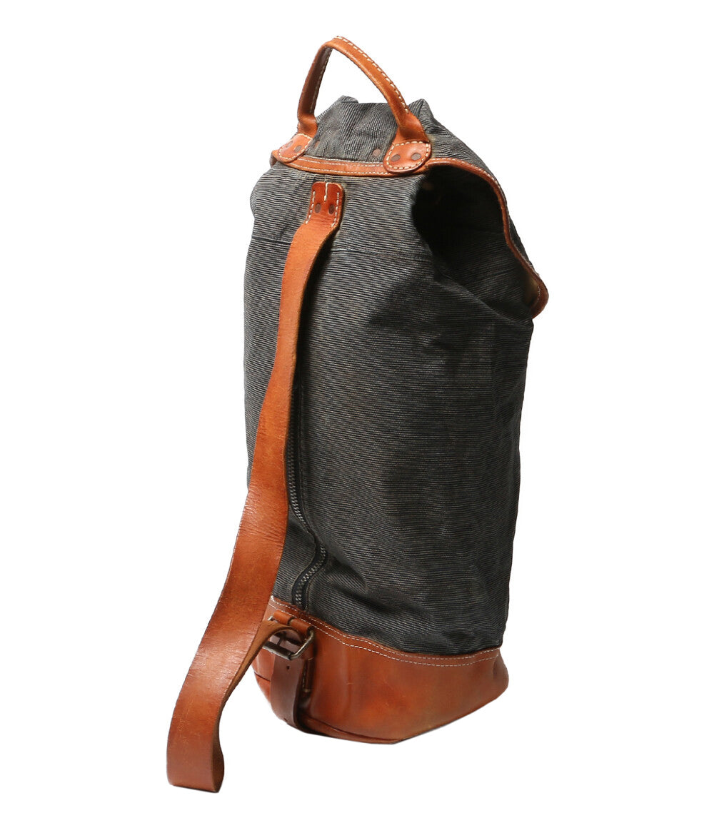RRL RALPH LAUREN ショルダーバッグ ピンドットストライプ レザー ONE SHOULDER メンズ ダブルアールエル