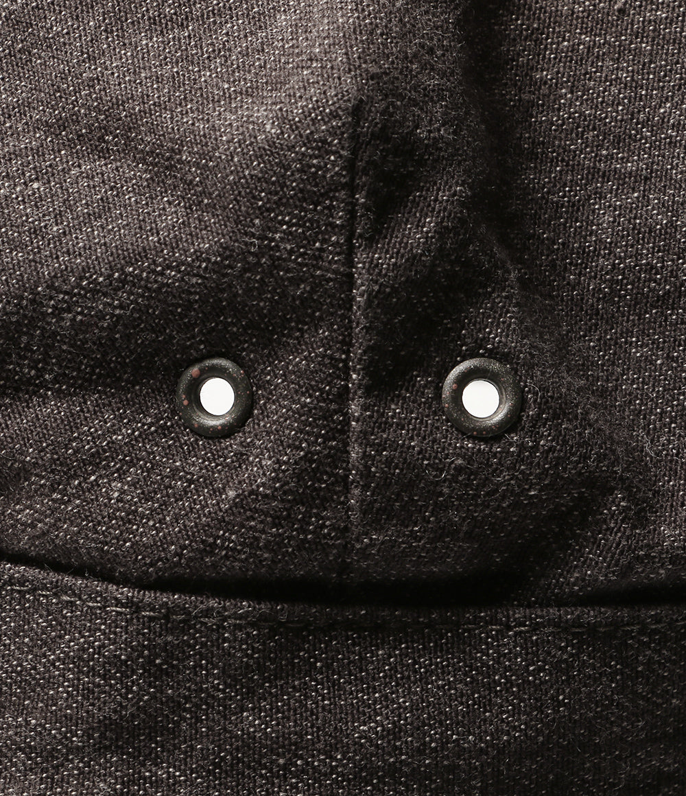 RRL RALPH LAUREN レイルロード キャップ ブラックストライプシャンブレー メンズ SIZE L ダブルアールエル