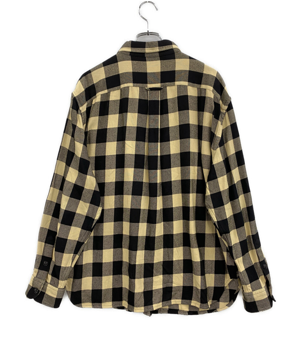 POLO RALPH LAUREN オーバーサイズ プラッド コットン ユーティリティシャツ メンズ SIZE XL ポロ・ラルフローレン