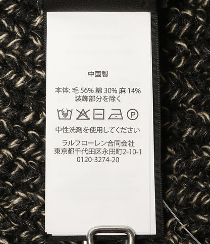 美品 RRL RALPH LAUREN ニット帽 マールド ウールブレンド ビーニー レディース SIZE ONESIZE ダブルアールエル