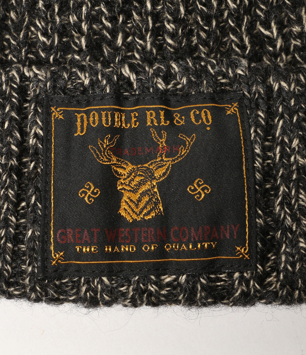 美品 RRL RALPH LAUREN ニット帽 マールド ウールブレンド ビーニー レディース SIZE ONESIZE ダブルアールエル