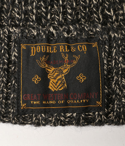 美品 RRL RALPH LAUREN ニット帽 マールド ウールブレンド ビーニー レディース SIZE ONESIZE ダブルアールエル