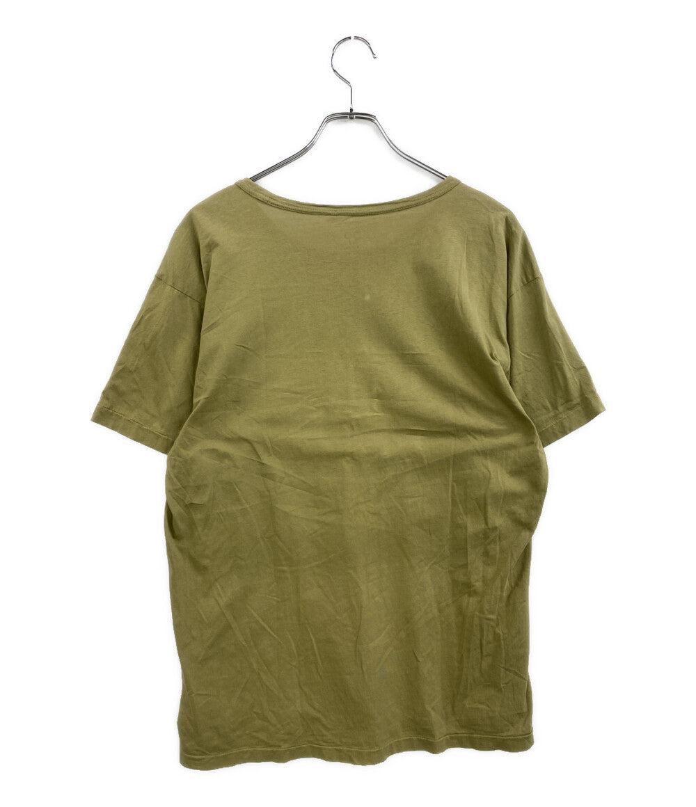 RRL RALPH LAUREN 半袖Ｔシャツ ガーメントダイ プリントTシャツ オリーブ メンズ SIZE L ダブルアールエル