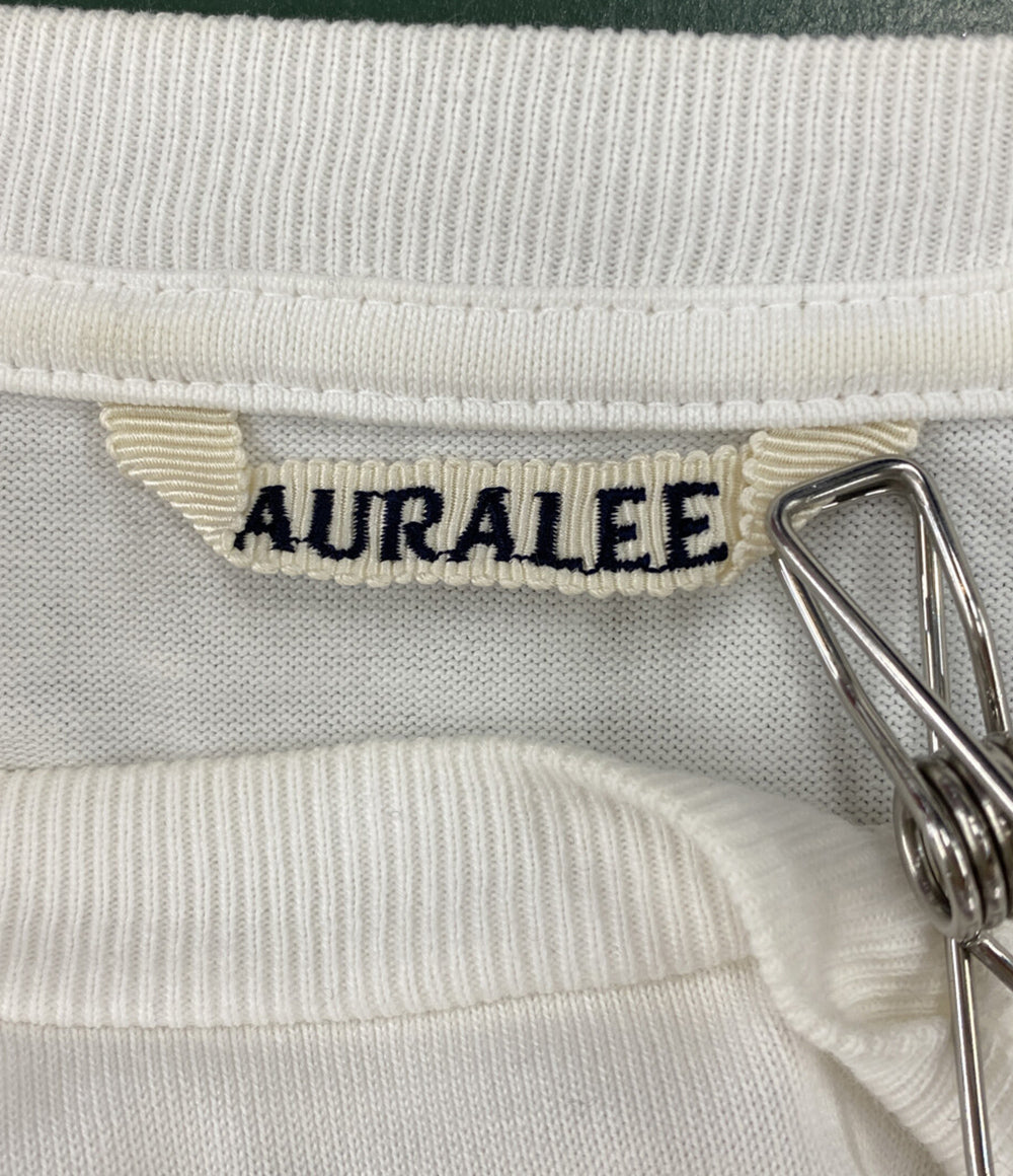 AURALEE 半袖Ｔシャツ LUSTER PLAITING TEE ホワイト メンズ SIZE 5 オーラリー