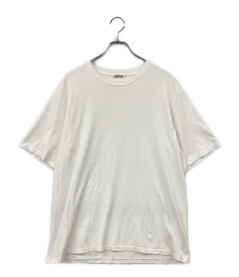 AURALEE 半袖Ｔシャツ LUSTER PLAITING TEE ホワイト メンズ SIZE 5 オーラリー