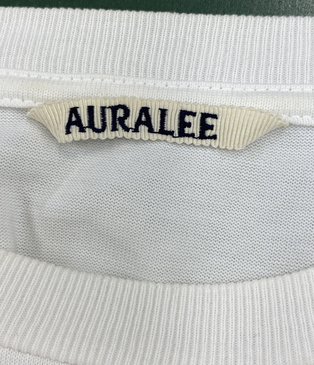AURALEE 半袖Ｔシャツ LUSTER PLAITING TEE ホワイト メンズ SIZE 5 オーラリー