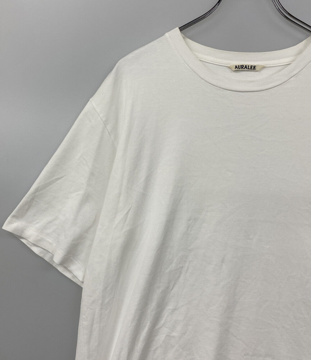 AURALEE 半袖Ｔシャツ LUSTER PLAITING TEE ホワイト メンズ SIZE 5 オーラリー