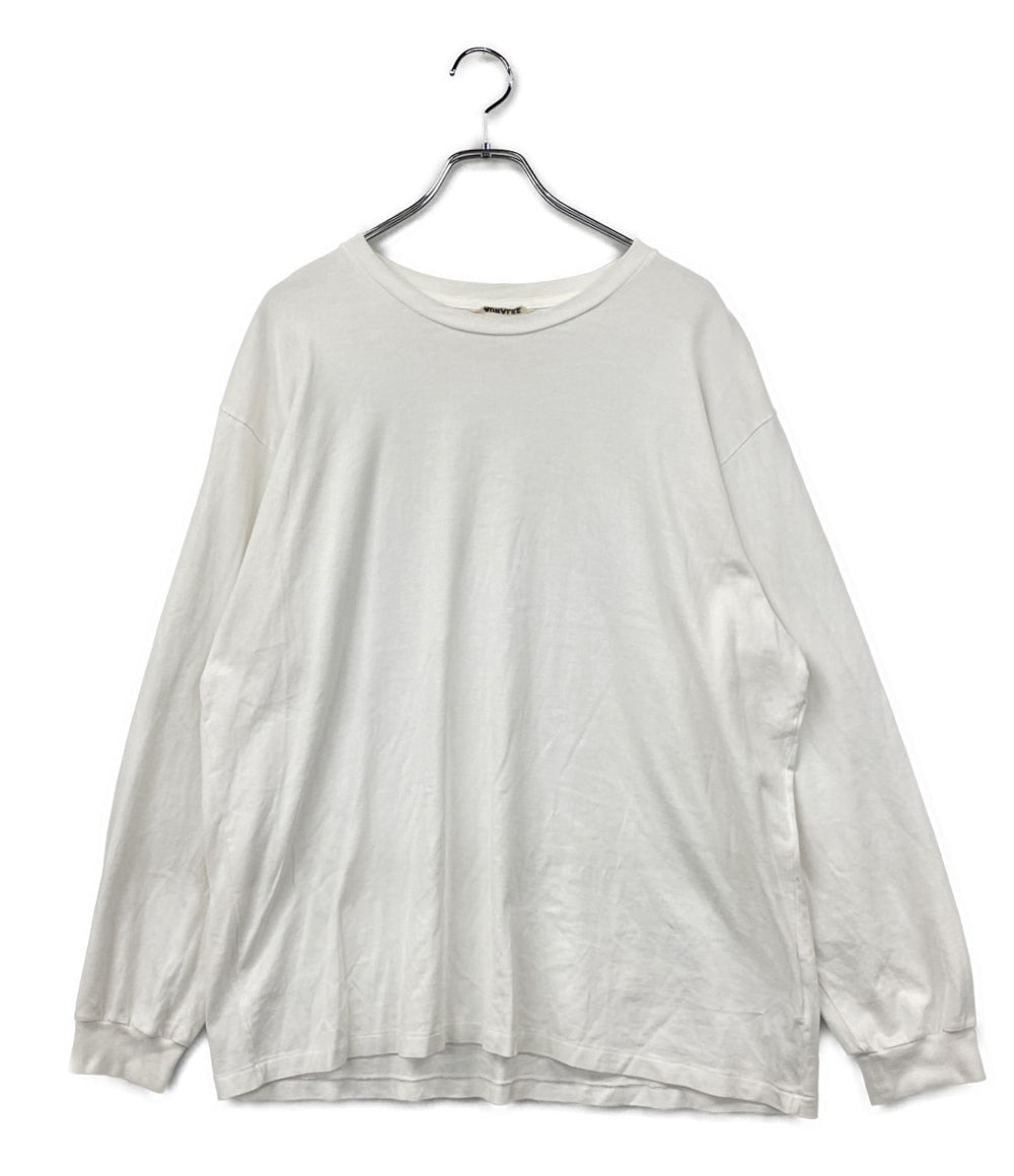 AURALEE 長袖ＴシャツLUSTER PLAITING LS TEE ホワイト メンズ SIZE 5 オーラリー