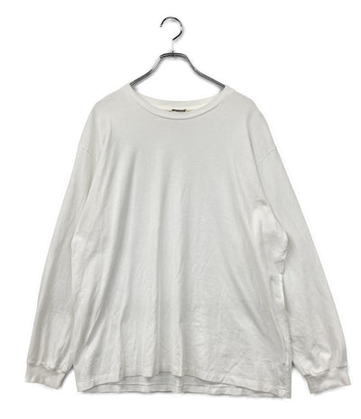 AURALEE 長袖ＴシャツLUSTER PLAITING LS TEE ホワイト メンズ SIZE 5 オーラリー