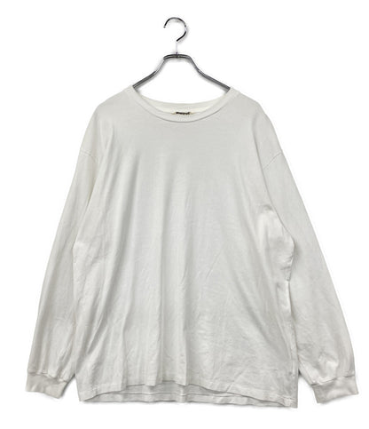 AURALEE 長袖ＴシャツLUSTER PLAITING LS TEE ホワイト メンズ SIZE 5 オーラリー