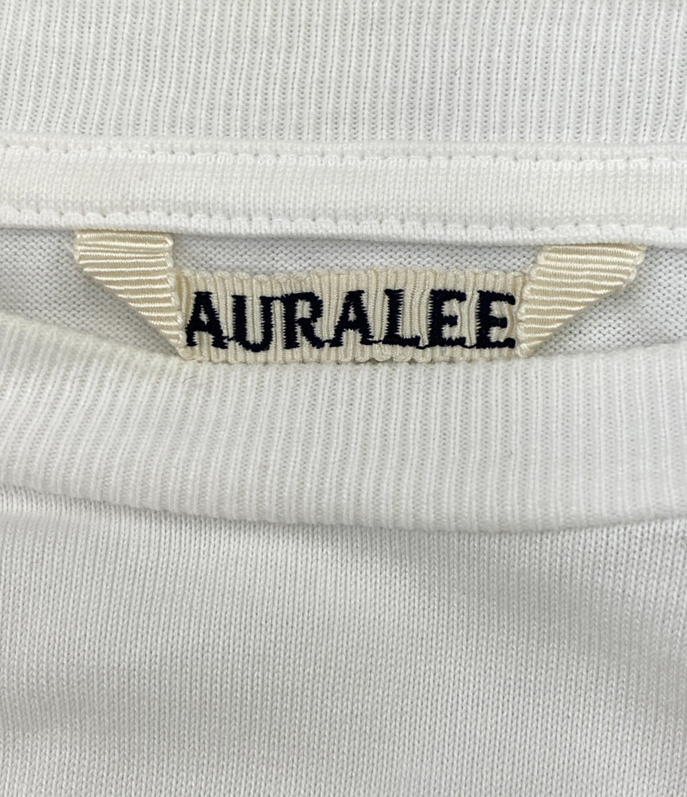 AURALEE 長袖ＴシャツLUSTER PLAITING LS TEE ホワイト メンズ SIZE 5 オーラリー