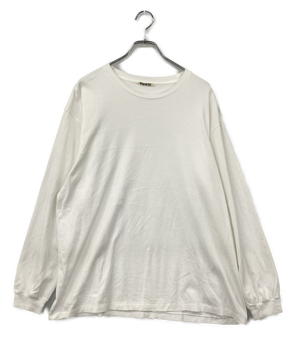 AURALEE 長袖Ｔシャツ LUSTER PLAITING LS TEE ホワイト メンズ SIZE 5 オーラリー