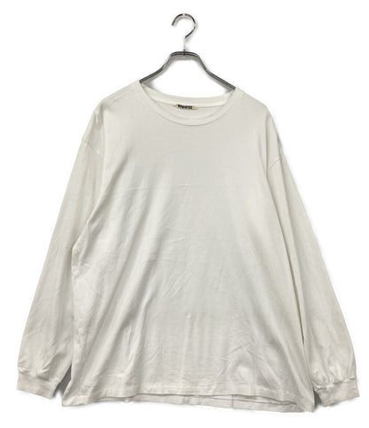 AURALEE 長袖Ｔシャツ LUSTER PLAITING LS TEE ホワイト メンズ SIZE 5 オーラリー