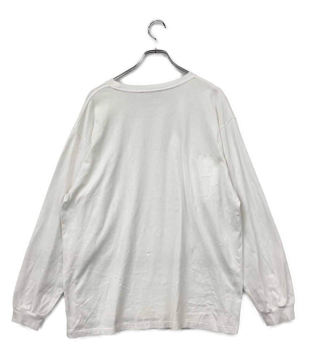AURALEE 長袖Ｔシャツ LUSTER PLAITING LS TEE ホワイト メンズ SIZE 5 オーラリー