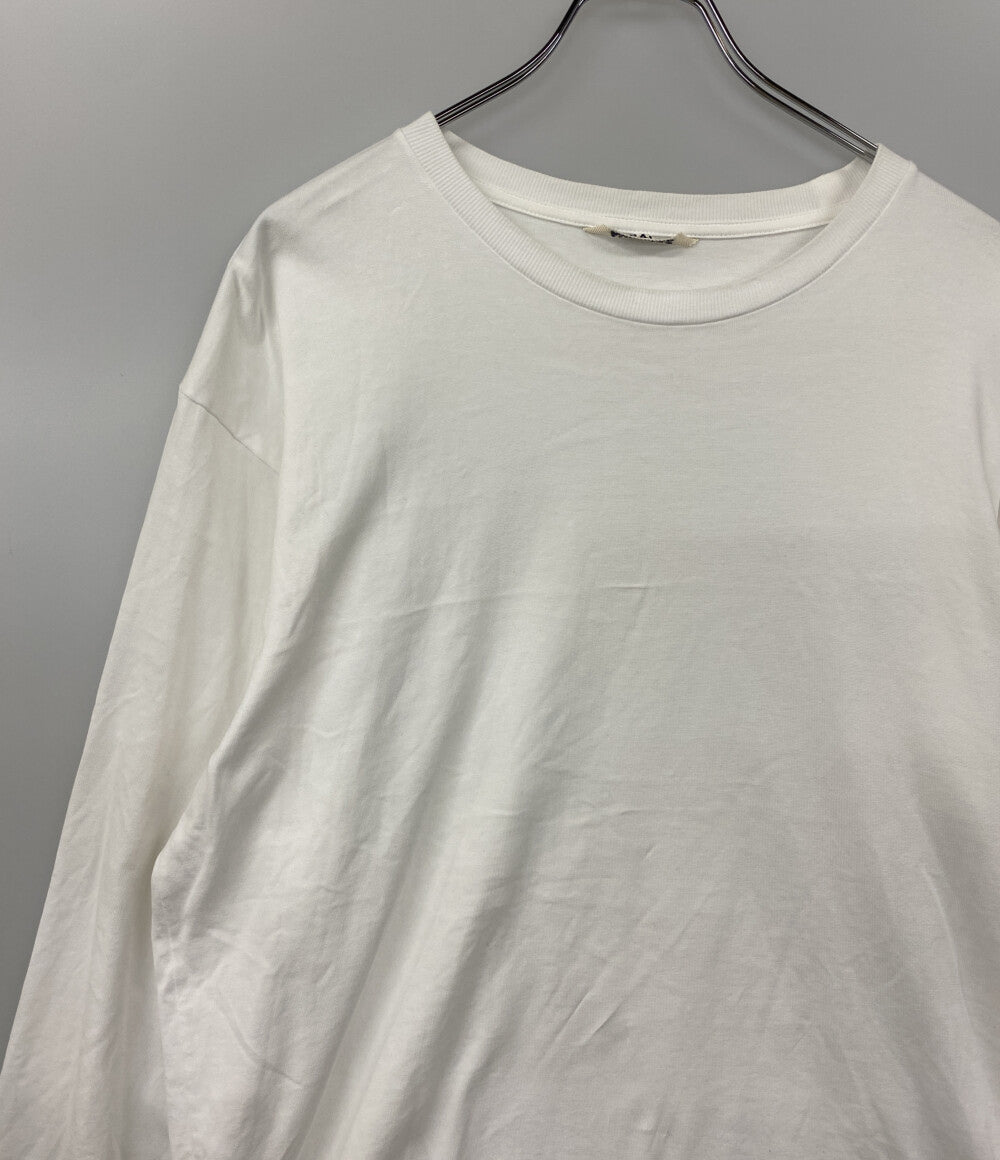 AURALEE 長袖Ｔシャツ LUSTER PLAITING LS TEE ホワイト メンズ SIZE 5 オーラリー