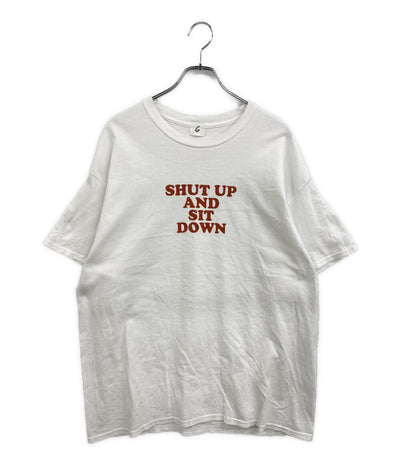 6(ROKU) ロク 半袖Ｔシャツ SHUT UP AND SIT DOWN レディース SIZE XL