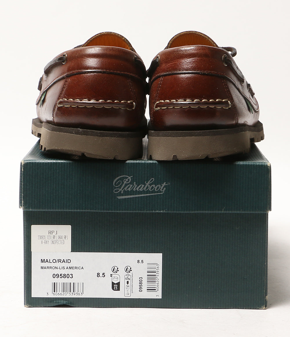 PARABOOT デッキシューズ MALO MARRON 95803 メンズ SIZE 8.5 パラブーツ