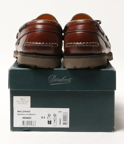 PARABOOT デッキシューズ MALO MARRON 95803 メンズ SIZE 8.5 パラブーツ