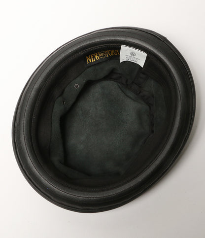 NEW YORK HAT ハット レザー ブラック メンズ SIZE XXL ニューヨークハット