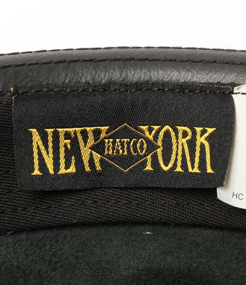 NEW YORK HAT ハット レザー ブラック メンズ SIZE XXL ニューヨークハット