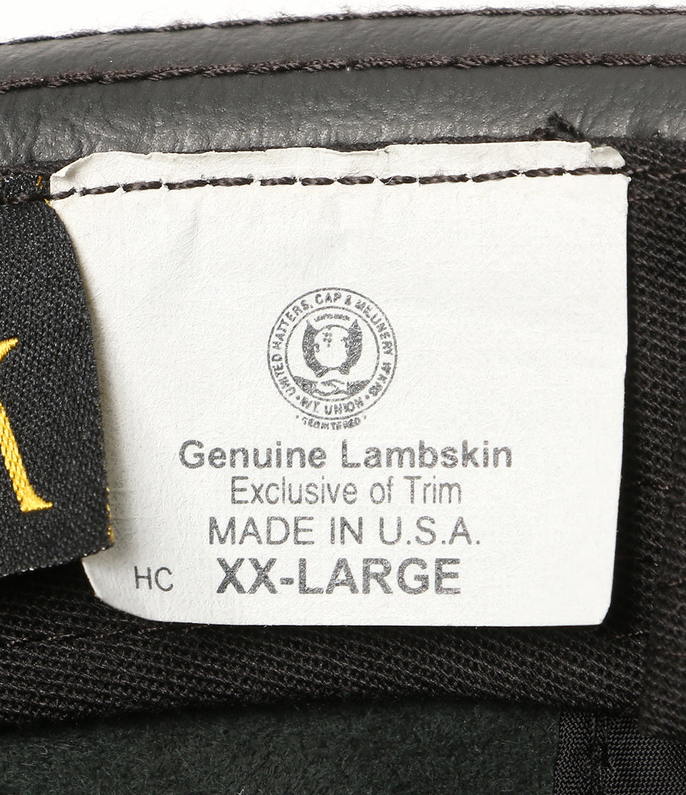 NEW YORK HAT ハット レザー ブラック メンズ SIZE XXL ニューヨークハット