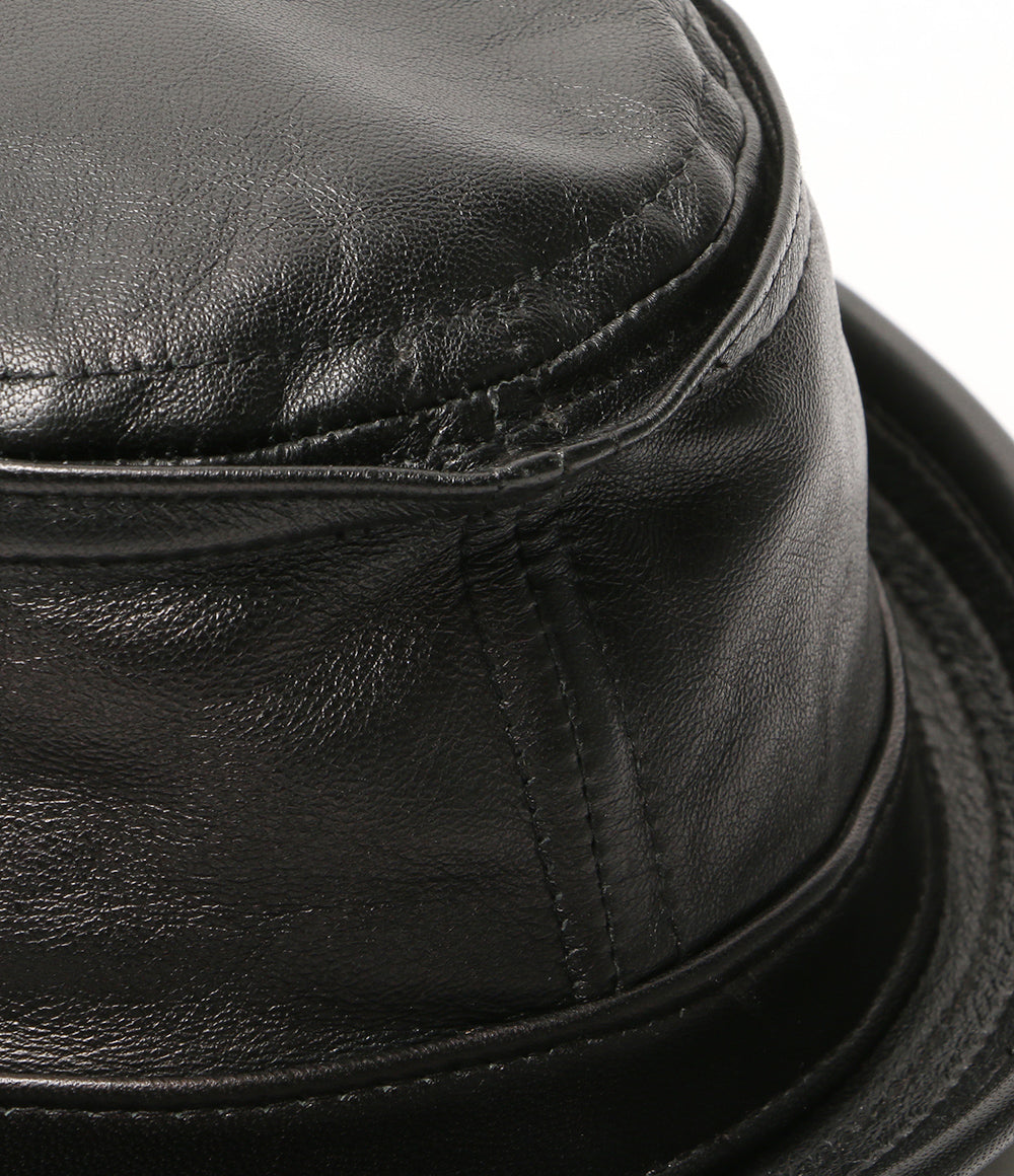 NEW YORK HAT ハット レザー ブラック メンズ SIZE XXL ニューヨークハット